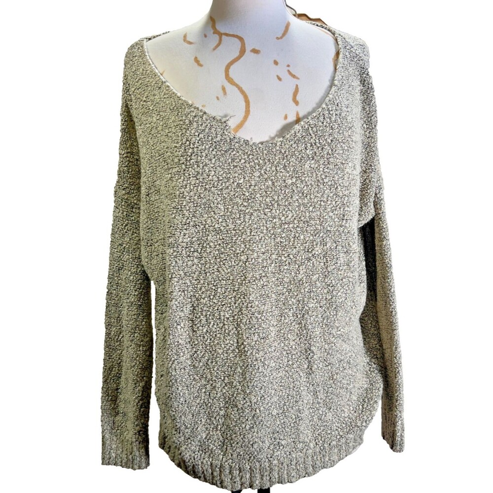 Debut Sweater Size S/M Women's Modern Textured Boho Chic Oversized Cottage Core